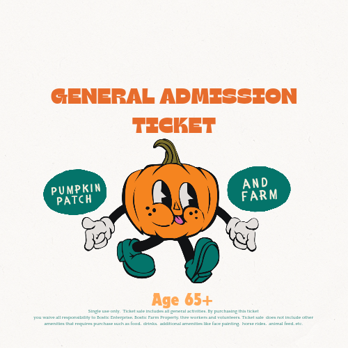 Pumpkin Patch Admission Ticket